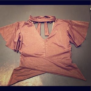 BlackMilk Unicorn Party Tie Rio Crop